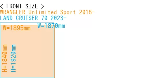 #WRANGLER Unlimited Sport 2018- + LAND CRUISER 70 2023-